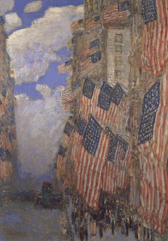 Childe Hassam The Fourth of July Germany oil painting art